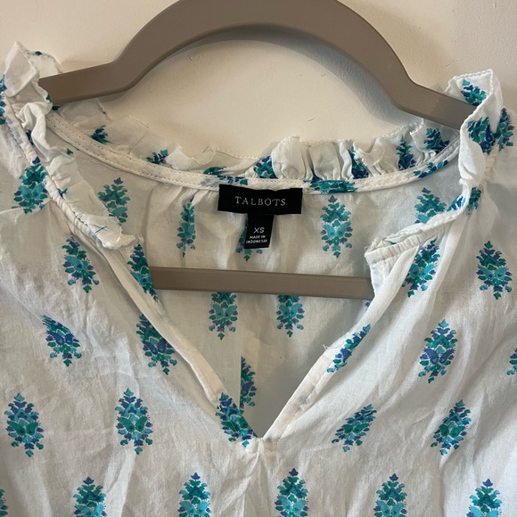 Talbots Cotton Womens Top- xsmall - Picture 3 of 5